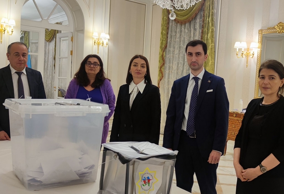 El acto de votación para las elecciones presidenciales de Azerbaiyán ha concluido en París