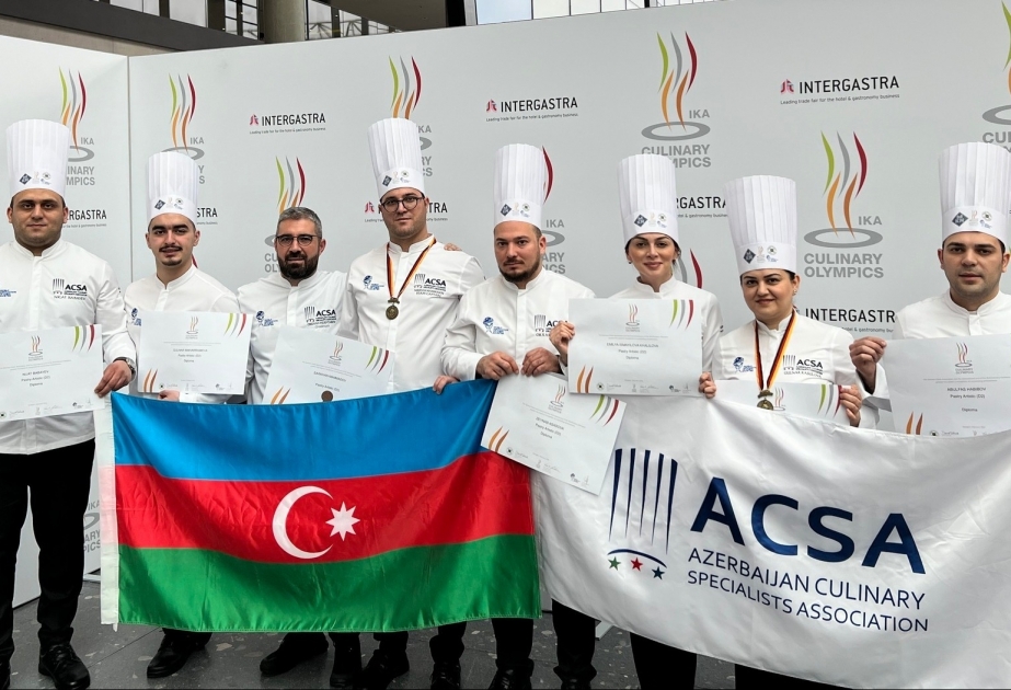 Azərbaycan kulinarları dünya kulinariya olimpiadasında mükafatlandırılıb