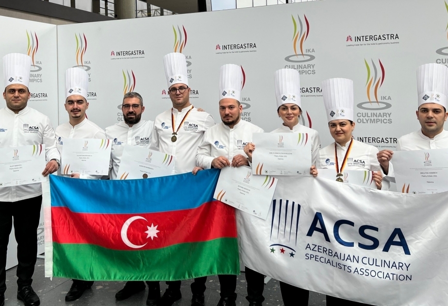 Азербайджанские кулинары удостоены наград Всемирной кулинарной олимпиады