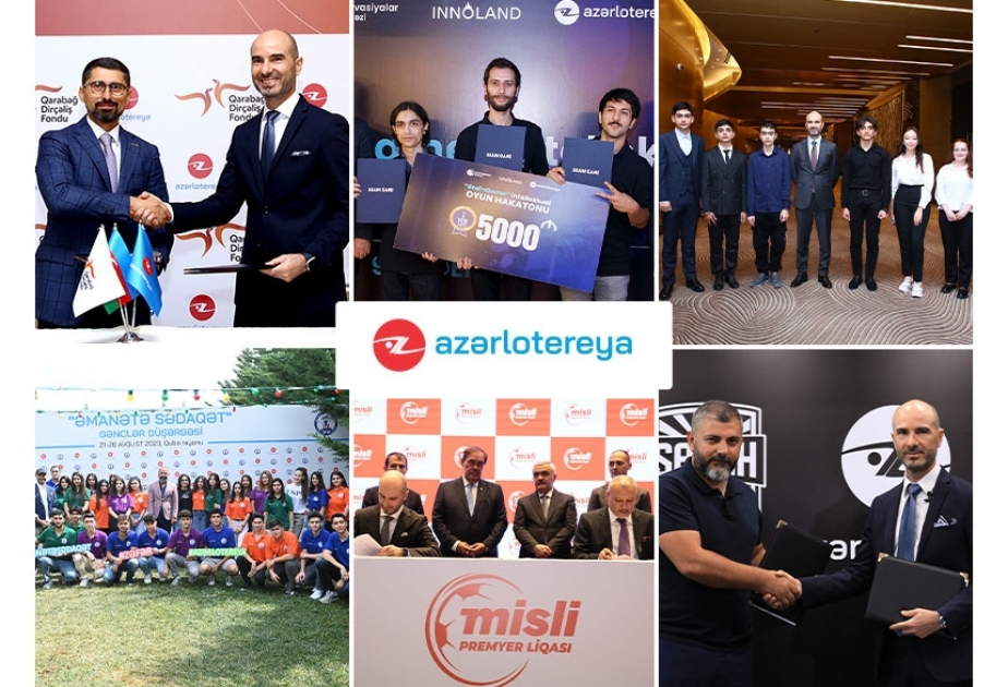 ®  “Azərlotereya” KSM və sponsorluq fəaliyyətinin hesabatını açıqladı