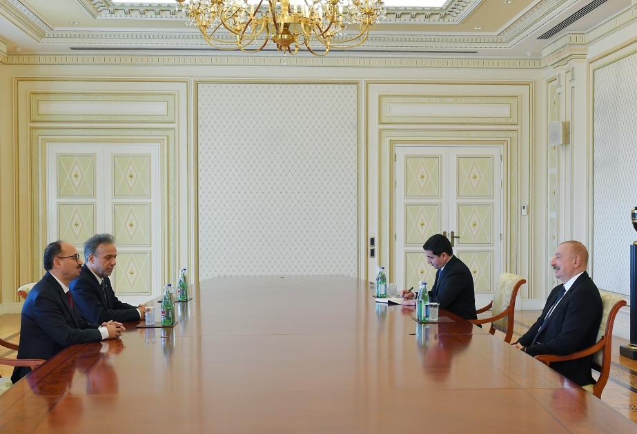 Präsident Ilham Aliyev empfängt Generalsekretär und Leiter der internationalen Wahlbeobachtungsmission von TURKPA VIDEO