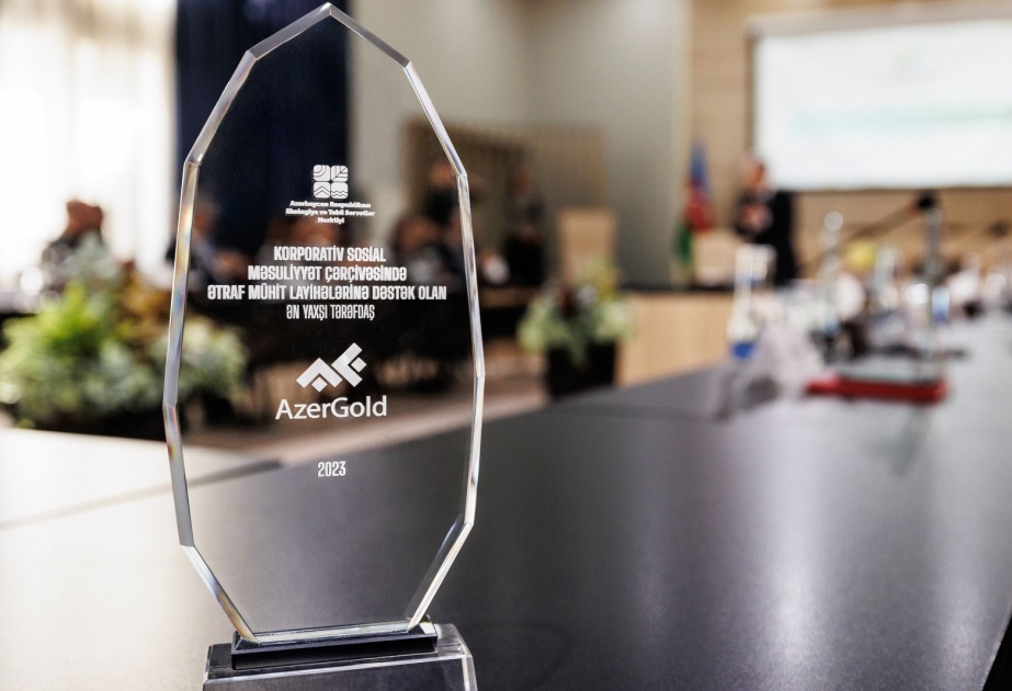 ЗАО AzerGold награждено в номинации «Лучший партнер 2023 года» в области экологии