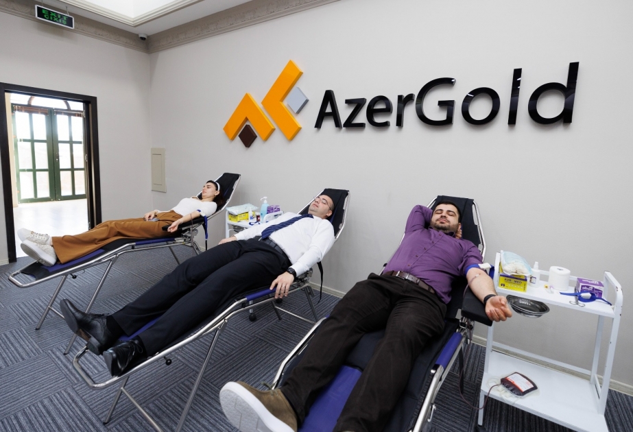 В AzerGold состоялась очередная акция по сдаче крови