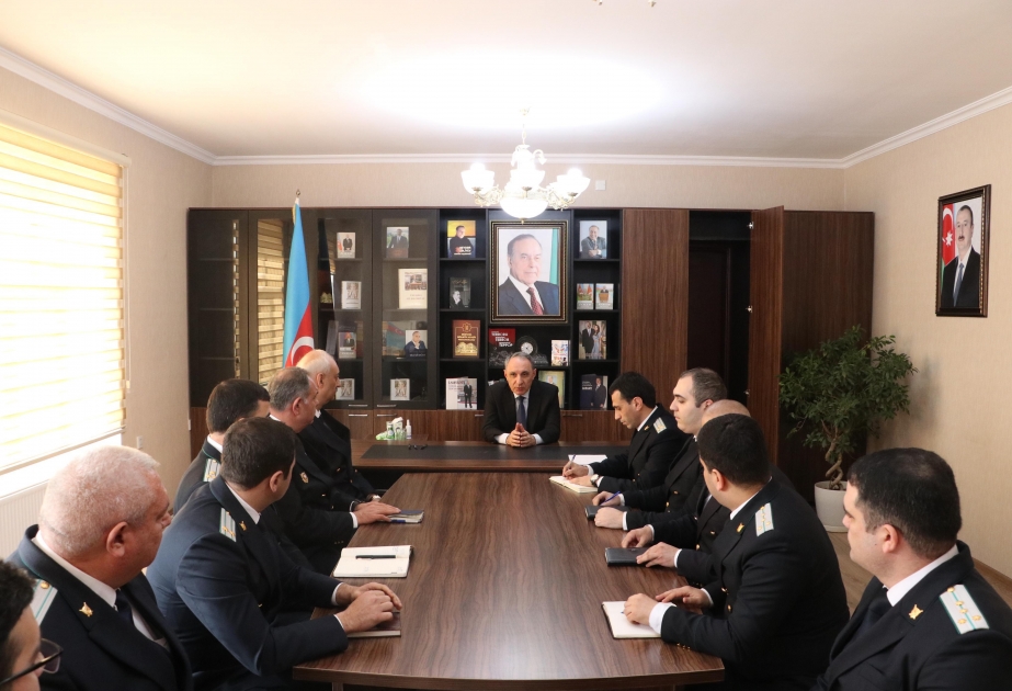 Baş prokuror Saatlı rayonunda vətəndaşları qəbul edib