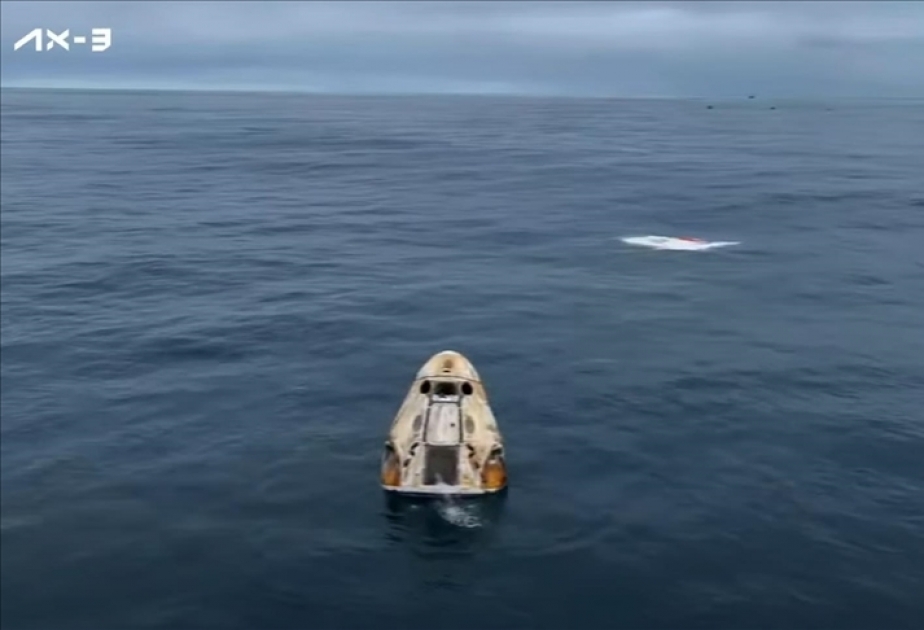 SpaceX's Dragon capsule, carrying Axiom-3 Mission, returns to Earth