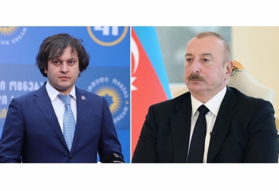 الرئيس إلهام علييف يهنئ كوباخيدزي بتوليه رئاسة وزراء جورجيا