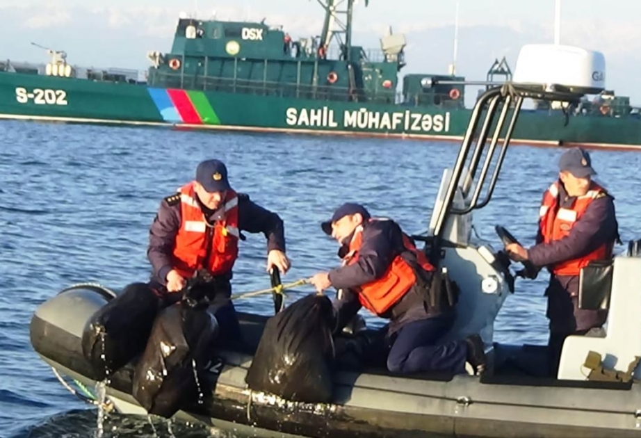 DSX: Xəzər dənizində 14 kiloqramdan çox narkotik vasitə aşkar olunub
