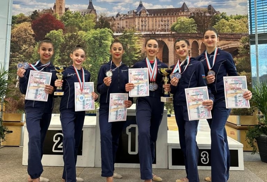 Azərbaycanın bədii gimnastları beynəlxalq turnirdə 9 medal qazanıblar
