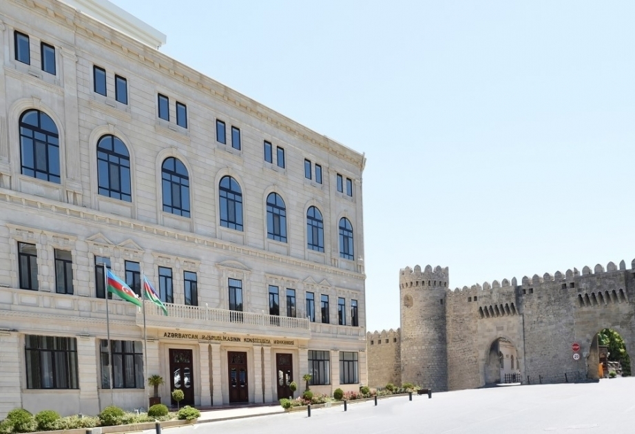 Mitteilung von Pressedienst des Verfassungsgerichts der Republik Aserbaidschan