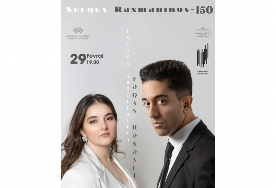 Bakıda Sergey Raxmaninovun 150 illik yubileyinə həsr edilmiş konsert keçiriləcək