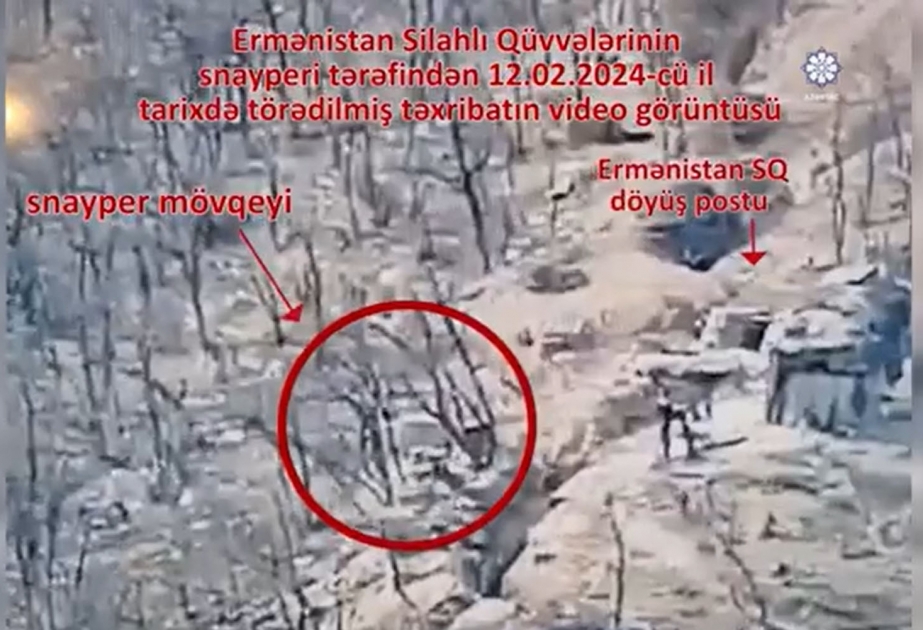 Gunfire erupted from positions of Armenian Armed Forces in direction of Zangilan district, one serviceman was injured VIDEO