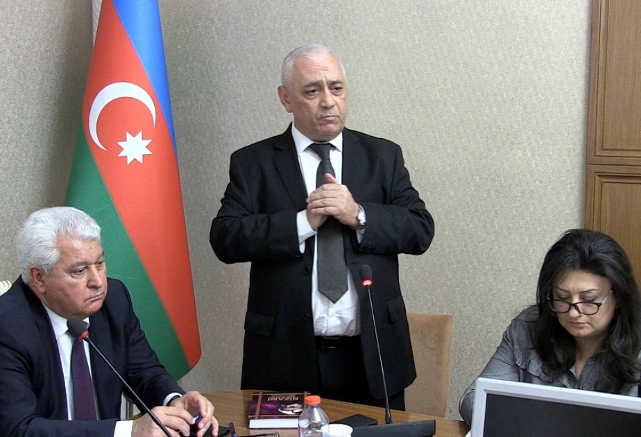 Nizami poeziyası haqqında monoqrafiyanın Gəncədə təqdimatı olub