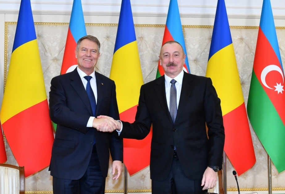 Klaus Verner İohannis: Azərbaycan Rumıniya üçün Cənubi Qafqazda strateji, yaxın və etibarlı tərəfdaşdır