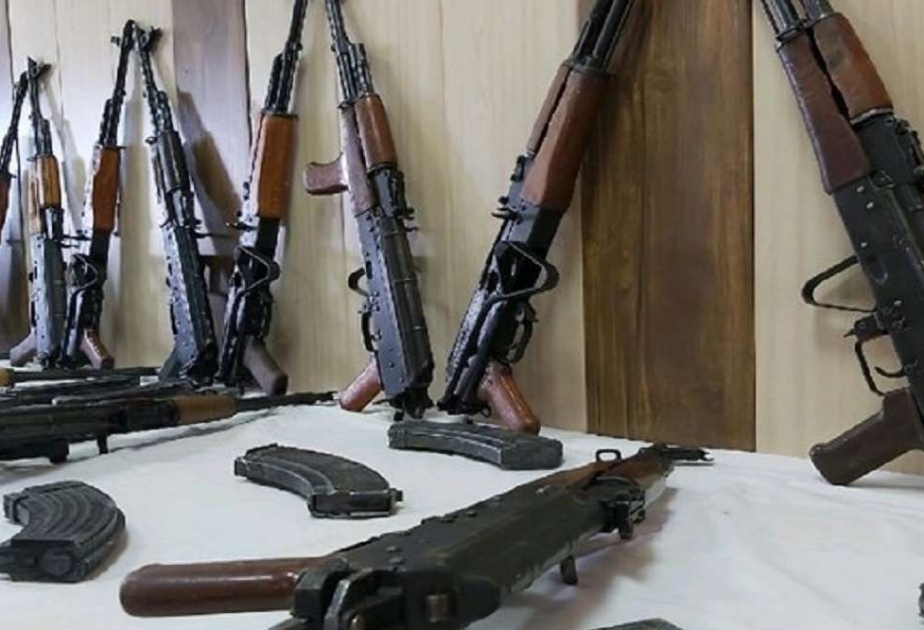 العثور على الاسلحة والذخائر في مدينة خانكندي