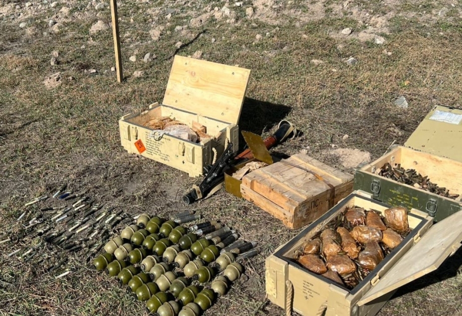 العثور على أسلحة وذخائر متروكة في محافظة قوبادلي