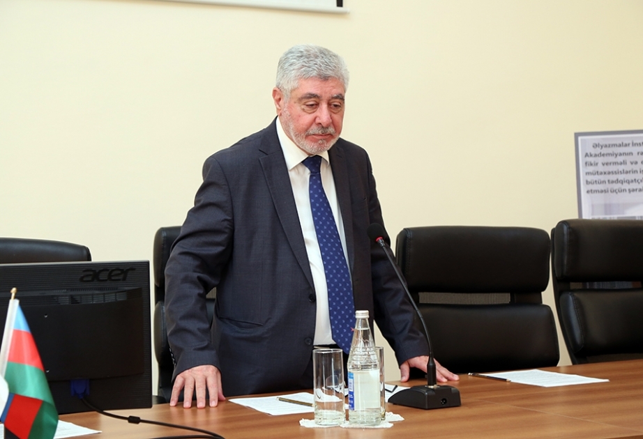 AMEA Humanitar Elmlər Bölməsinin Elmi şurasının iclasında bir sıra məsələlər müzakirə olunub