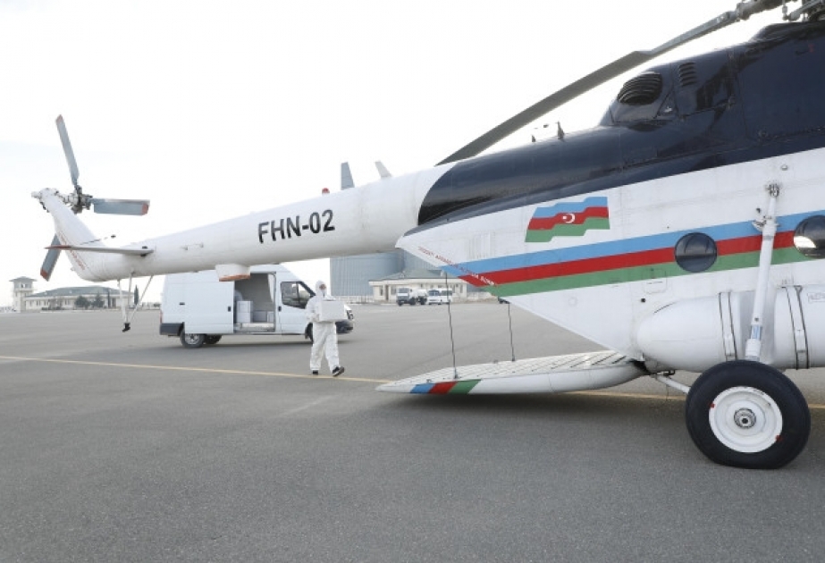 Azərbaycanda helikopter vasitəsilə vəhşi heyvanlar arasında quduzluq xəstəliyinə qarşı növbəti peyvəndləmə aparılır