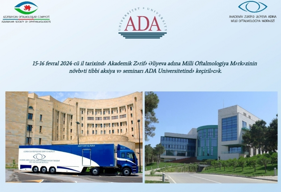 ADA Universitetində tibbi aksiya keçiriləcək