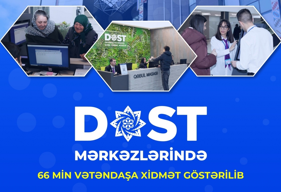 Центры DOST в январе оказали услуги 66 тысячам граждан