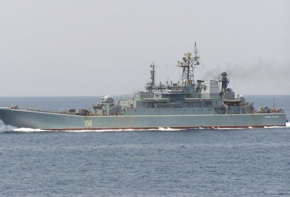 Ukrayna Silahlı Qüvvələri Rusiyanın “Sezar Kunikov” böyük desant gəmisinin məhv edilməsi barədə xəbər verib