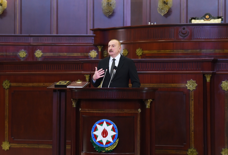 الرئيس إلهام علييف: كأن أرمينيا كانت قد نسيت نتائج حرب قراباغ الثانية