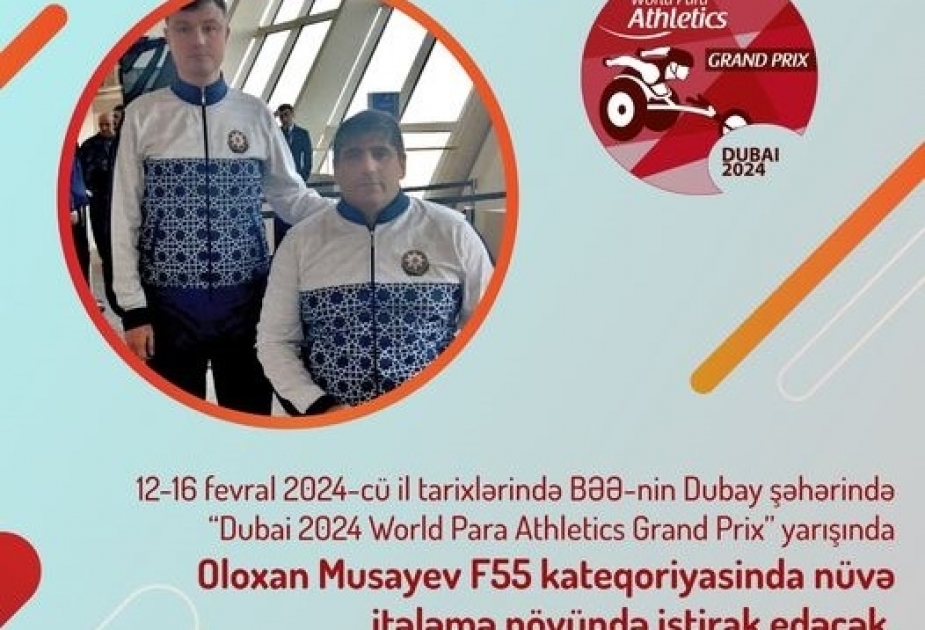Azərbaycan paraatleti beynəlxalq turnirdə iştirak edəcək