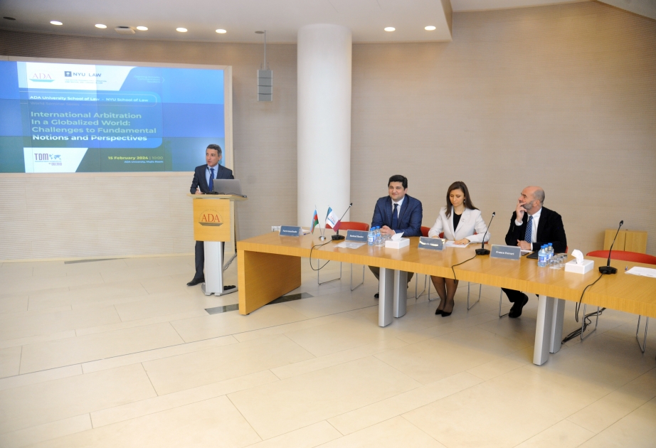 ADA Universitetində beynəlxalq arbitraj sahəsinə həsr olunmuş elmi-praktik konfrans-seminar keçirilib