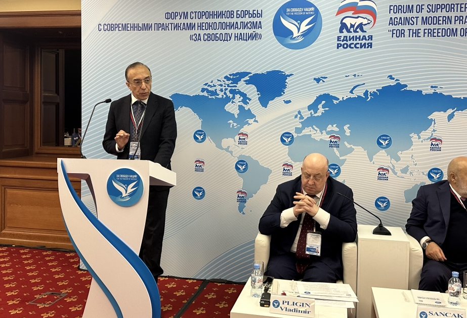 Azərbaycanlı deputat Moskvada Ermənistan nümayəndə heyətinin saxta ittihamlarına cavab verib