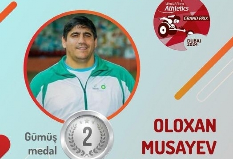 Un atleta azerbaiyano logra la plata en el Gran Premio de Dubái 2024