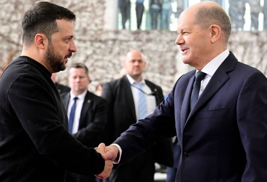 Volodimir Zelenski və Olaf Şolts təhlükəsizlik sahəsində əməkdaşlıq haqqında Saziş imzalayıblar