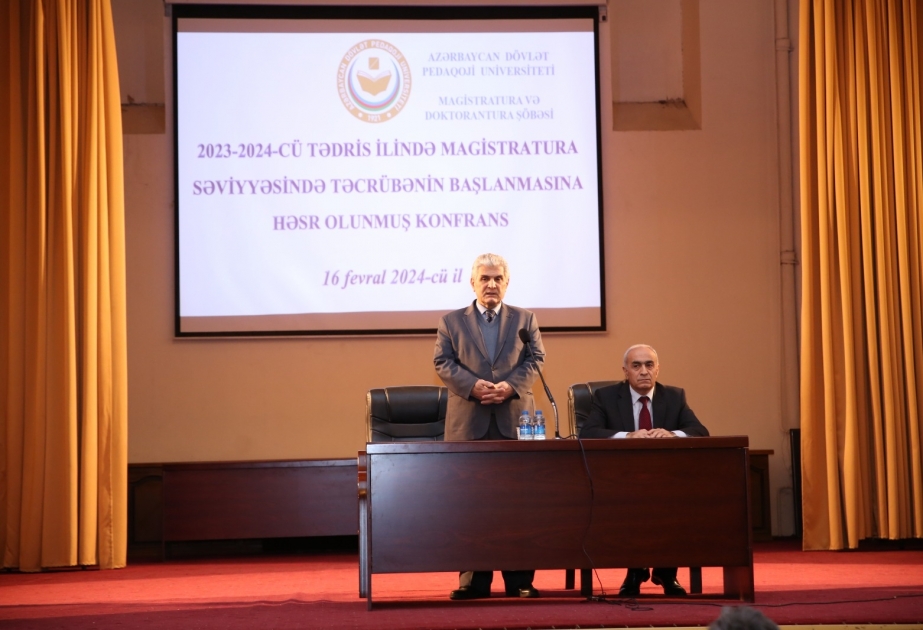 Pedaqoji Universitetdə magistratura səviyyəsində təcrübəyə başlanılıb