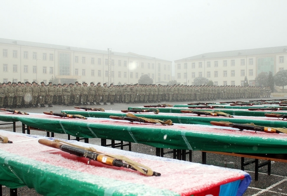 В Азербайджанской армии состоялись церемонии принесения присяги ВИДЕО