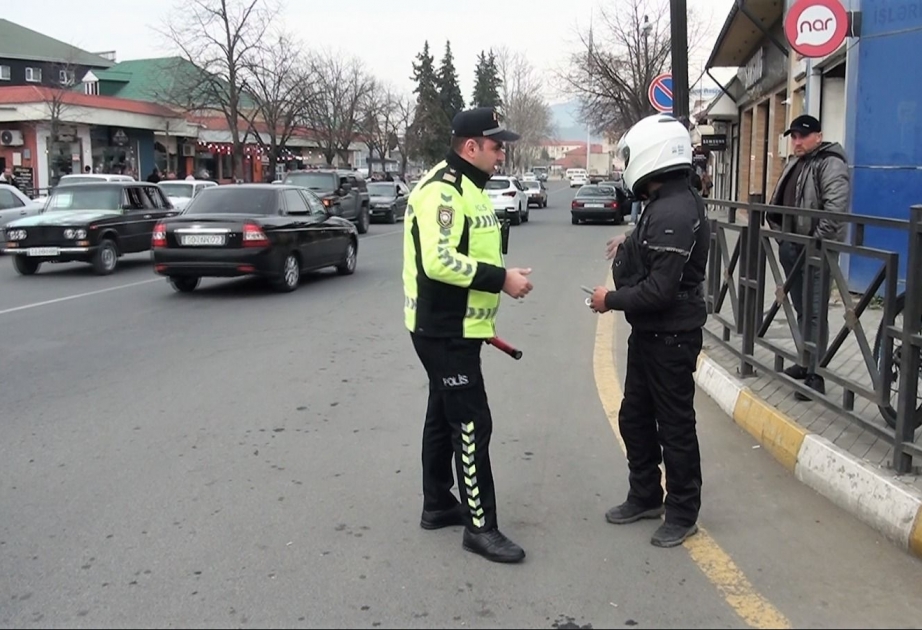 Zaqatalada qaydaları pozan sürücü və piyadalar barəsində qanunamüvafiq tədbirlər görülüb