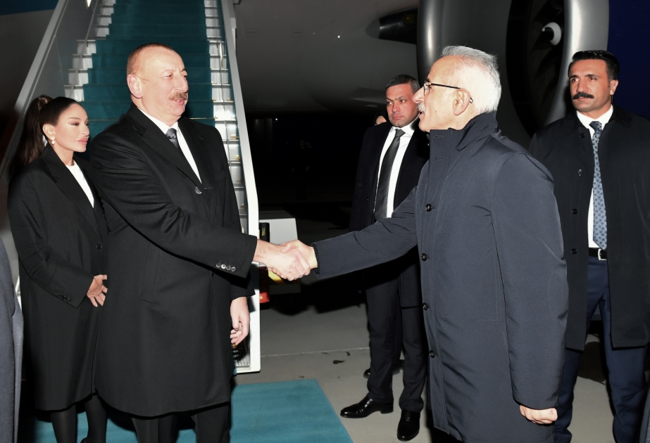 President of Azerbaijan Ilham Aliyev embarked on official visit to Türkiye VIDEO