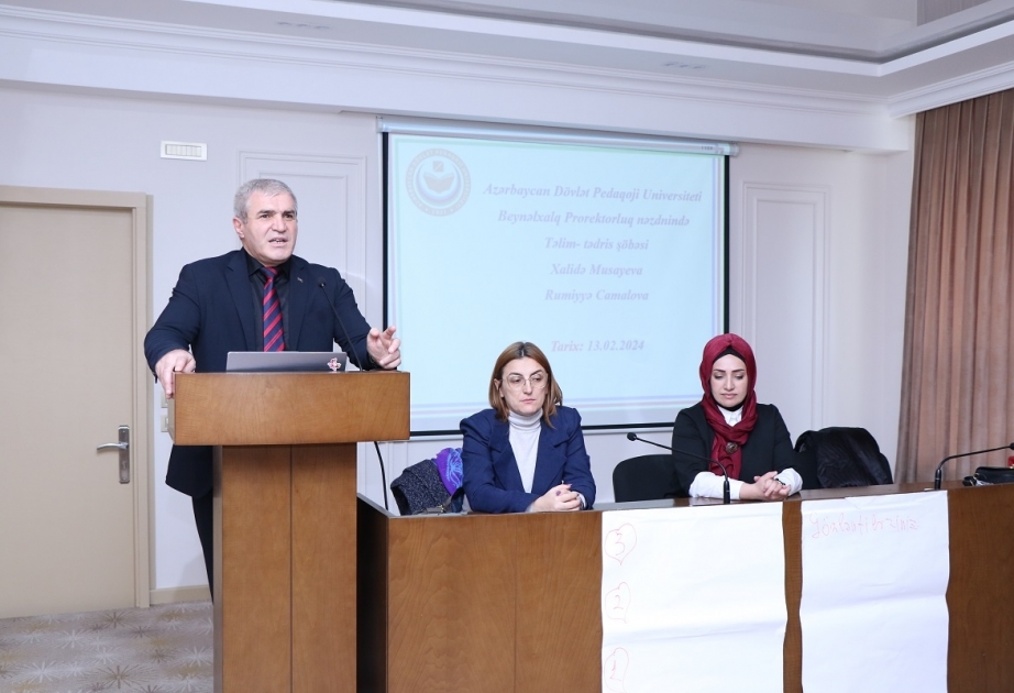 “Müasir təlim metodikaları” – akademik heyət üçün seminar