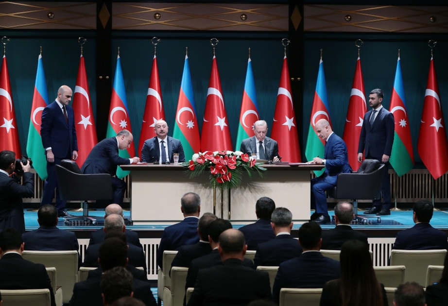 L’Azerbaïdjan et la Türkiye signent un certain nombre de documents  VIDEO