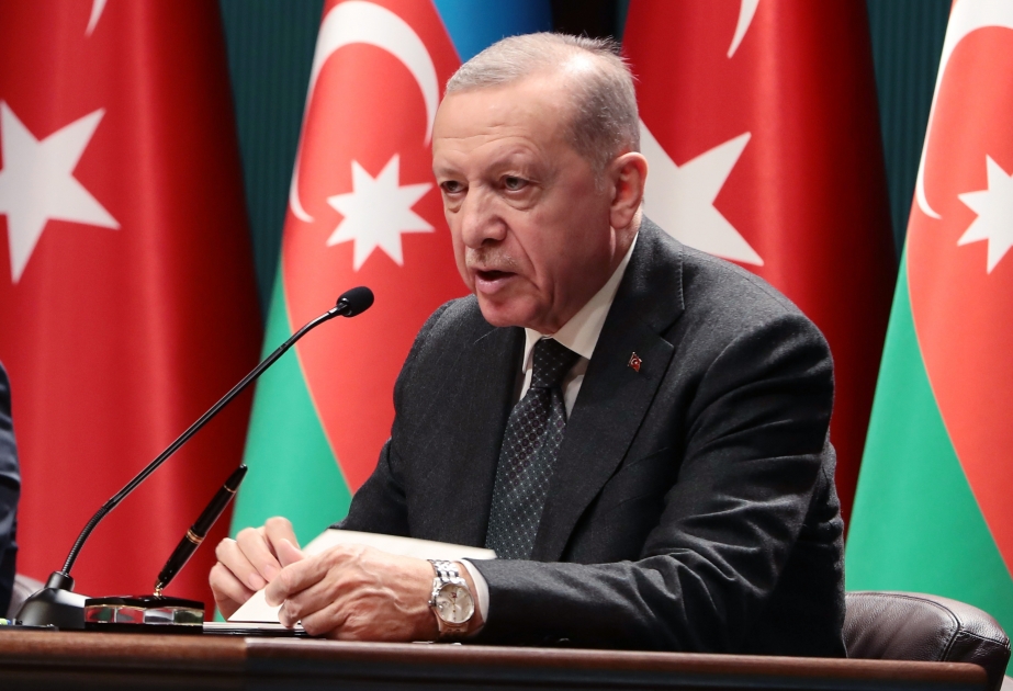 Эрдоган: Надеюсь, что итоги выборов 7 февраля послужат благу братского народа Азербайджана