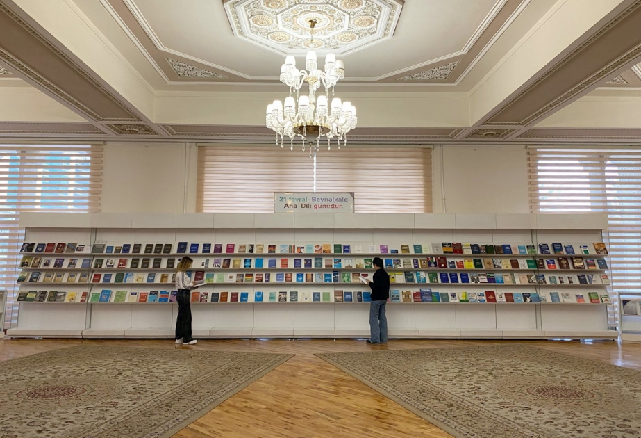 Milli Kitabxana Beynəlxalq Ana Dili Günü münasibətilə sərgi hazırlayıb