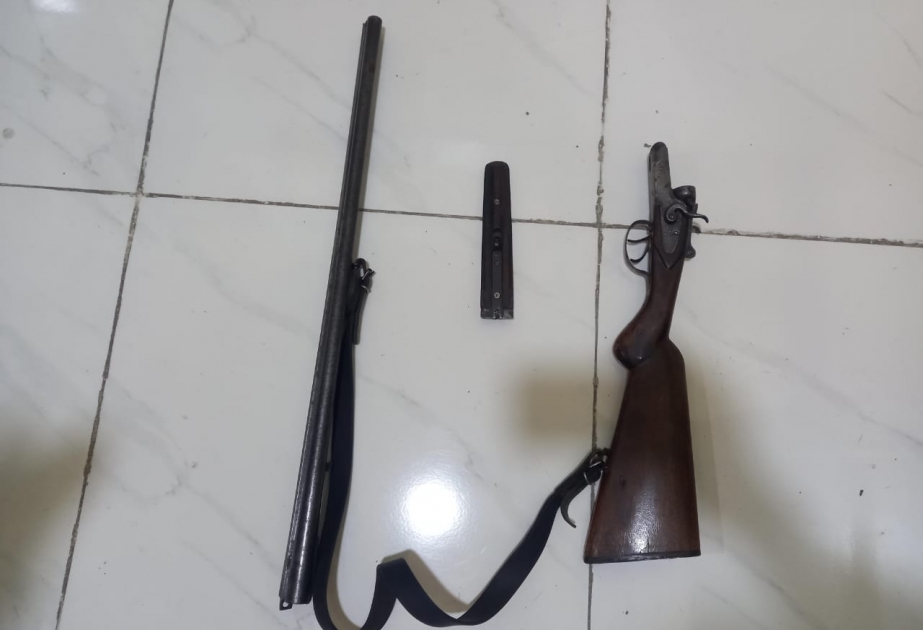 Göyçay sakinindən qanunsuz saxladığı odlu silah götürülüb