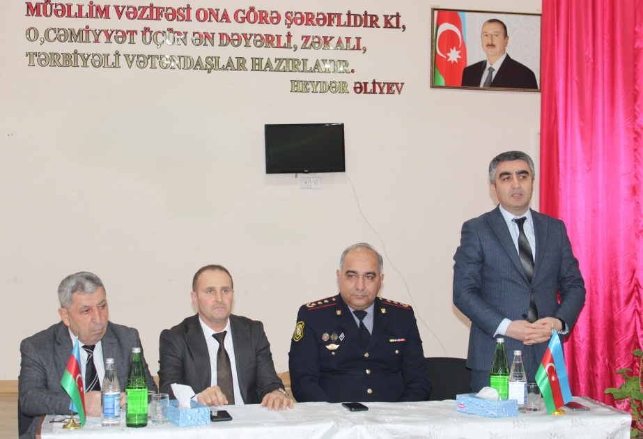 Lənkəranda “Narkomaniya və erkən nikahlara yox deyək!” mövzusunda məktəblilərlə maarifləndirici görüş keçirilib