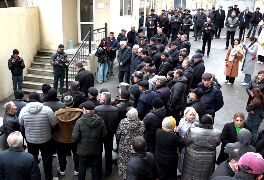 Состоялась церемония прощания с народным писателем Мовлудом Сулейманлы ВИДЕО