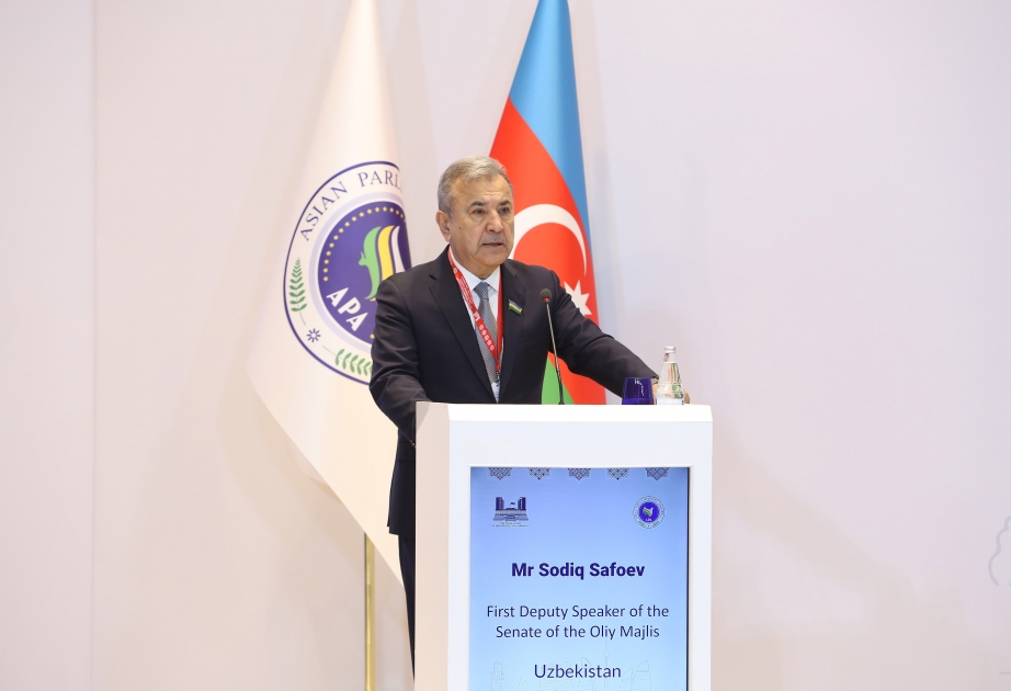 Özbəkistan parlamentinin nümayəndəsi: Asiya Parlament Assambleyası Azərbaycanın sədrliyi ilə böyük uğurlar qazanacaq
