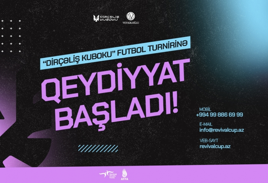 Qarabağ Dirçəliş Fondu “Dirçəliş Kuboku” xeyriyyə minifutbol turnirinə start verir