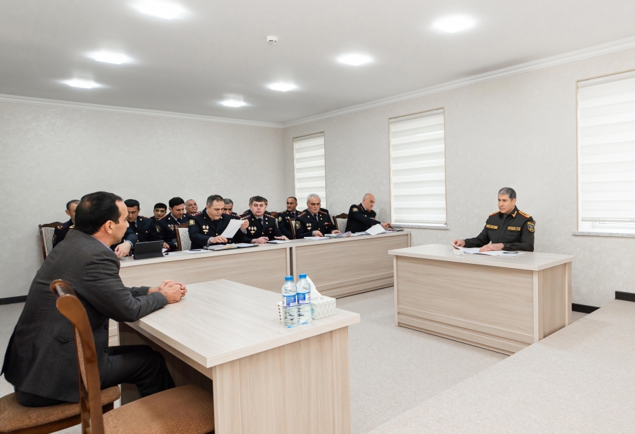 Daxili işlər naziri Saatlı rayonunda vətəndaş qəbulu və sıra baxışı keçirib VİDEO