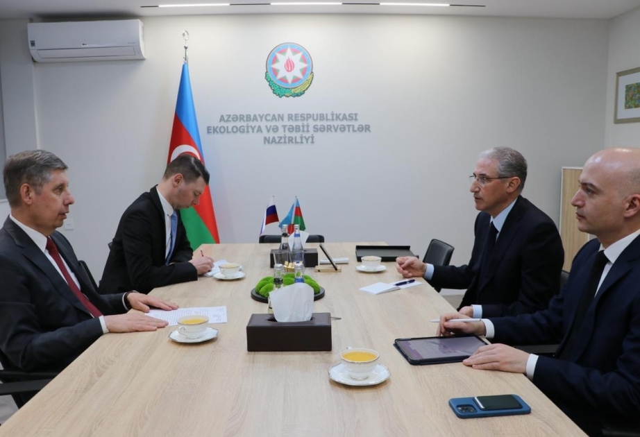 Azerbaijan`s Minister of Ecology, Russian Ambassador discuss environmental protection and preparations for COP29
