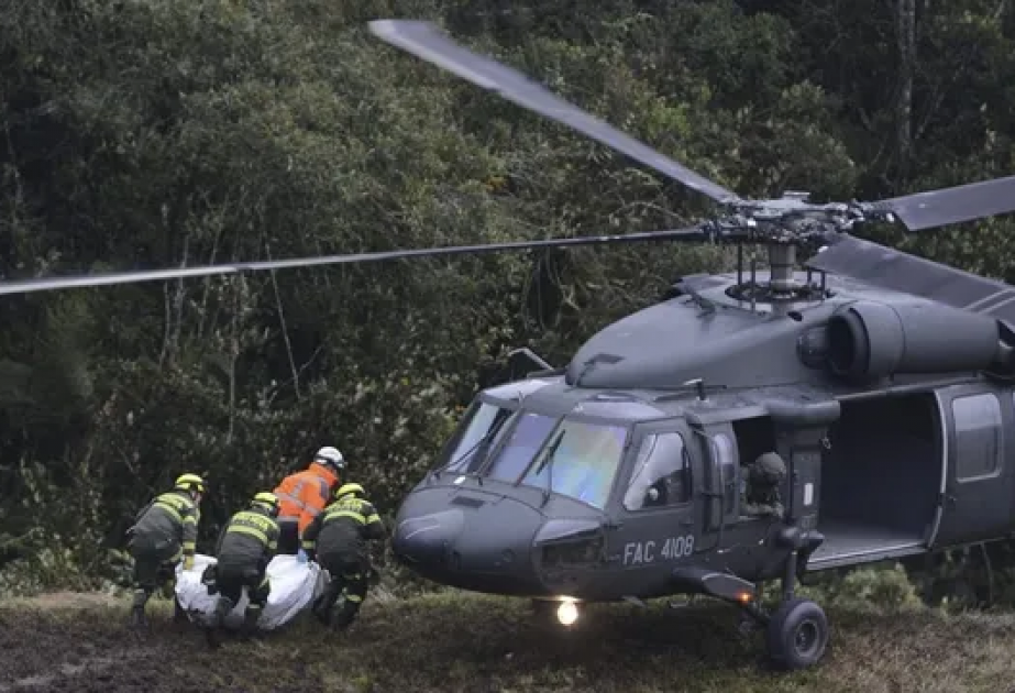 Kolumbiyada helikopter qəzası nəticəsində dörd polis həlak olub