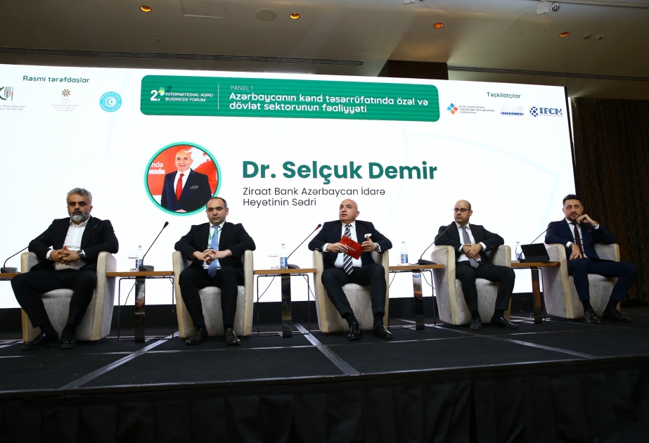 ®  “Ziraat Bank Azərbaycan” “Beynəlxalq Aqro Biznes Forum-2024” tədbirinin sponsoru və iştirakçısı olub