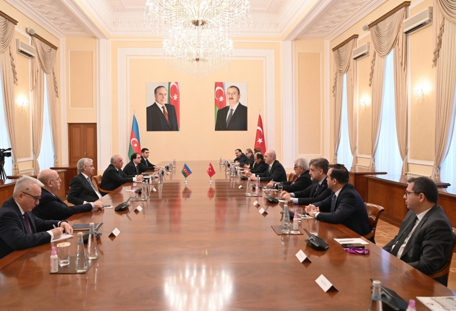 Azerbaijan`s PM holds meeting with Speaker of Grand National Assembly of Türkiye