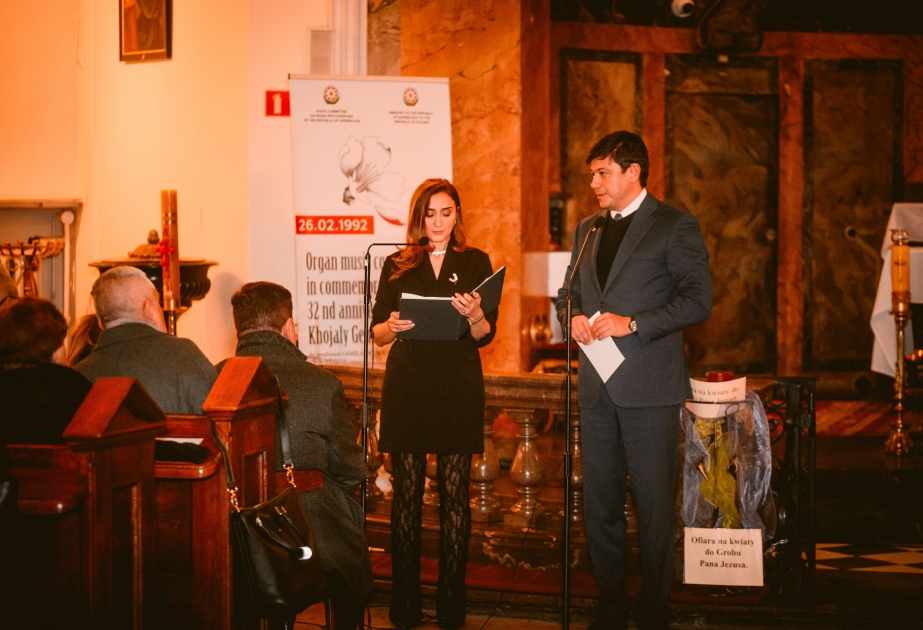 Xocalı soyqırımı qurbanlarının xatirəsi Varşavada da anılıb