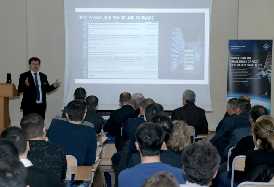 Almaniyanın məşhur şirkətinin əməkdaşları AzTU-da seminar keçirib